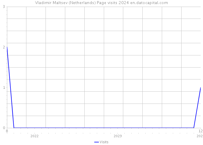 Vladimir Maltsev (Netherlands) Page visits 2024 