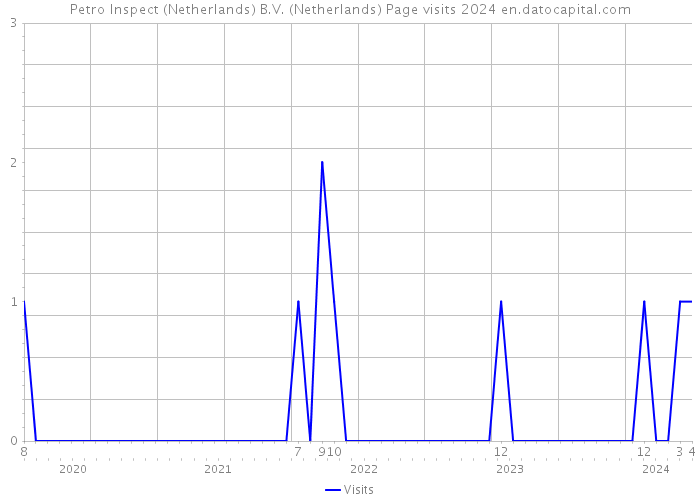 Petro Inspect (Netherlands) B.V. (Netherlands) Page visits 2024 