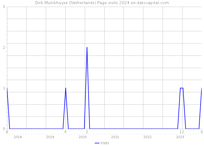 Dirk Mulckhuyse (Netherlands) Page visits 2024 