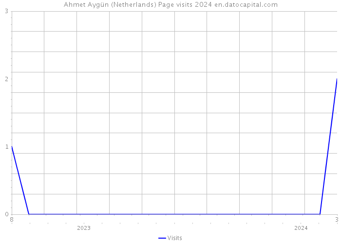 Ahmet Aygün (Netherlands) Page visits 2024 
