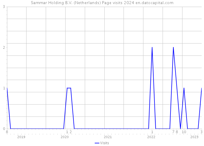 Sammar Holding B.V. (Netherlands) Page visits 2024 
