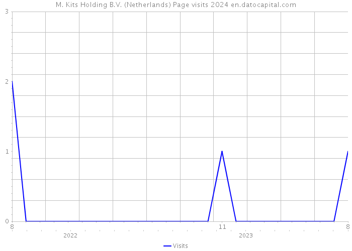 M. Kits Holding B.V. (Netherlands) Page visits 2024 