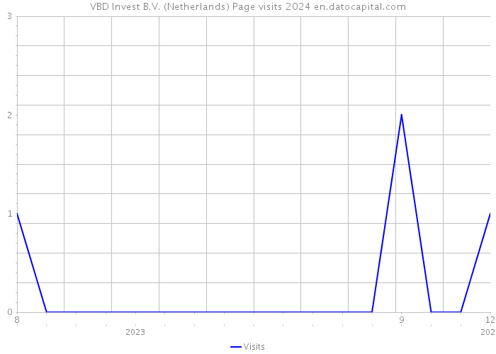 VBD Invest B.V. (Netherlands) Page visits 2024 