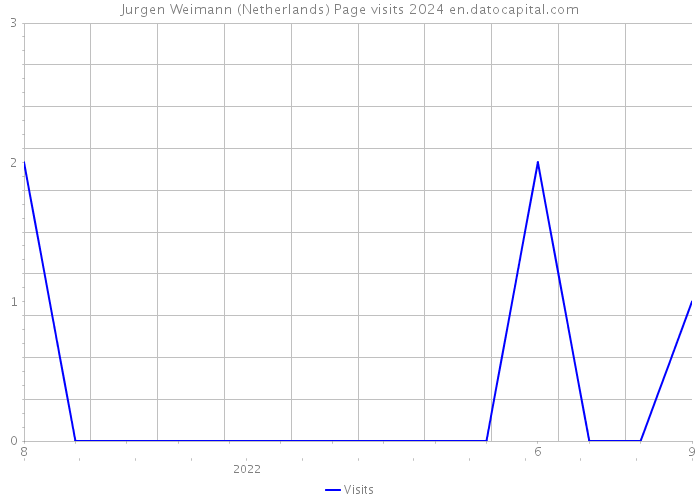 Jurgen Weimann (Netherlands) Page visits 2024 