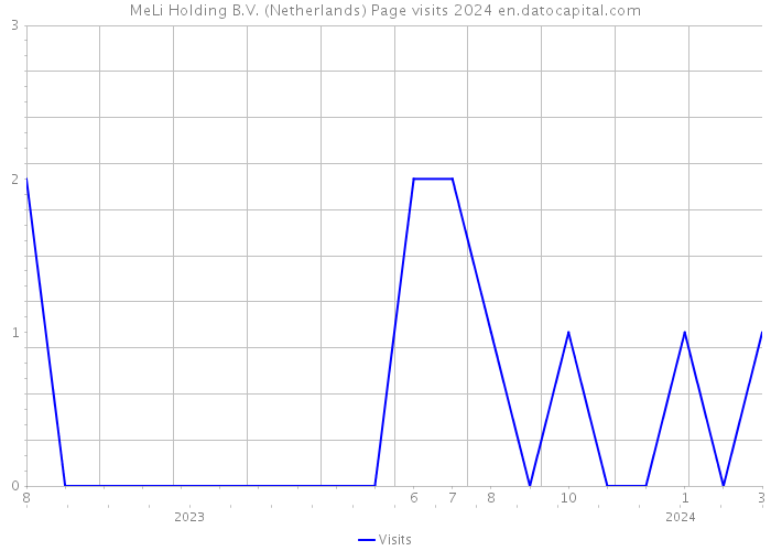 MeLi Holding B.V. (Netherlands) Page visits 2024 