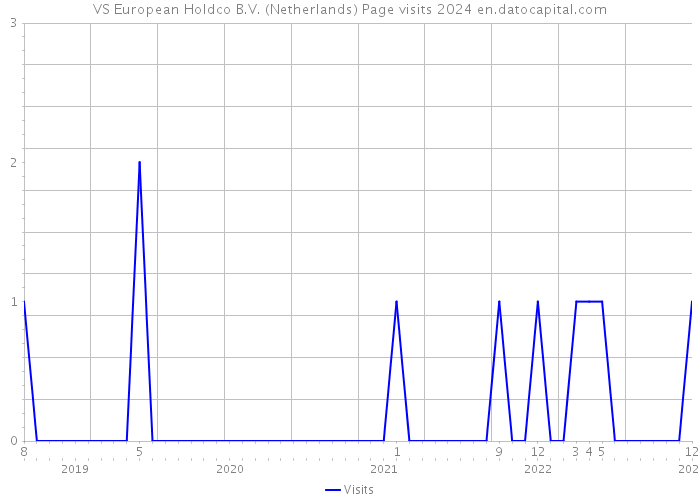 VS European Holdco B.V. (Netherlands) Page visits 2024 