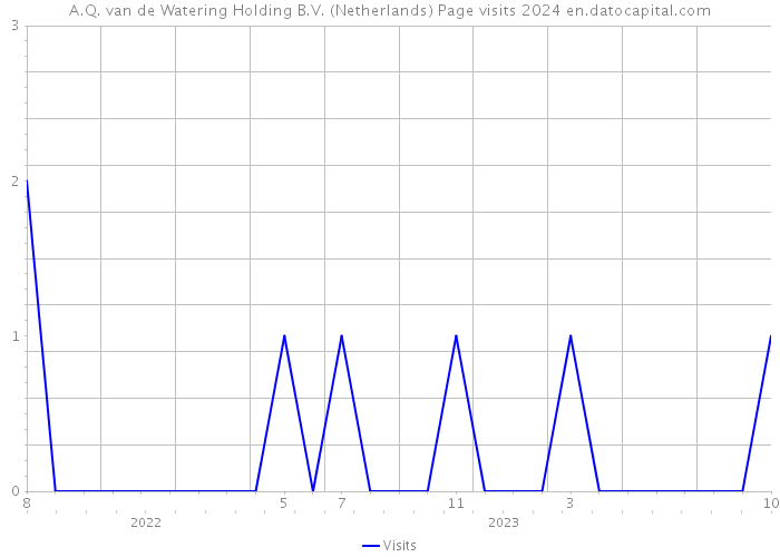 A.Q. van de Watering Holding B.V. (Netherlands) Page visits 2024 