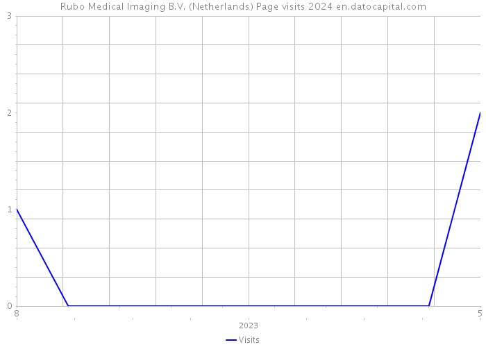 Rubo Medical Imaging B.V. (Netherlands) Page visits 2024 