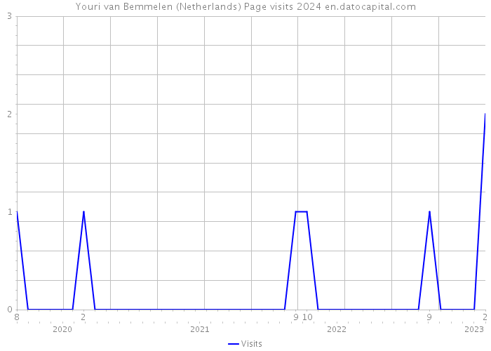 Youri van Bemmelen (Netherlands) Page visits 2024 