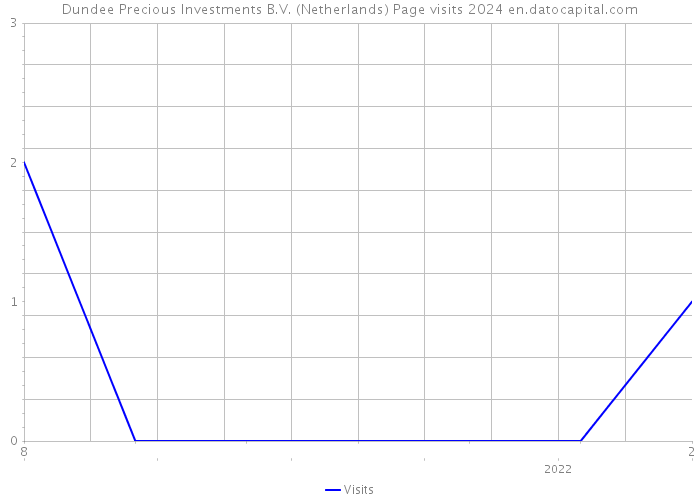 Dundee Precious Investments B.V. (Netherlands) Page visits 2024 