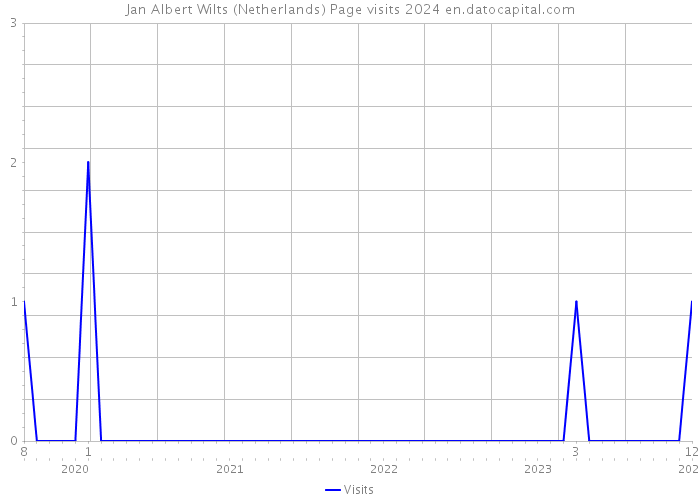 Jan Albert Wilts (Netherlands) Page visits 2024 