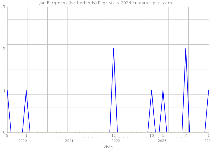 Jan Bergmans (Netherlands) Page visits 2024 