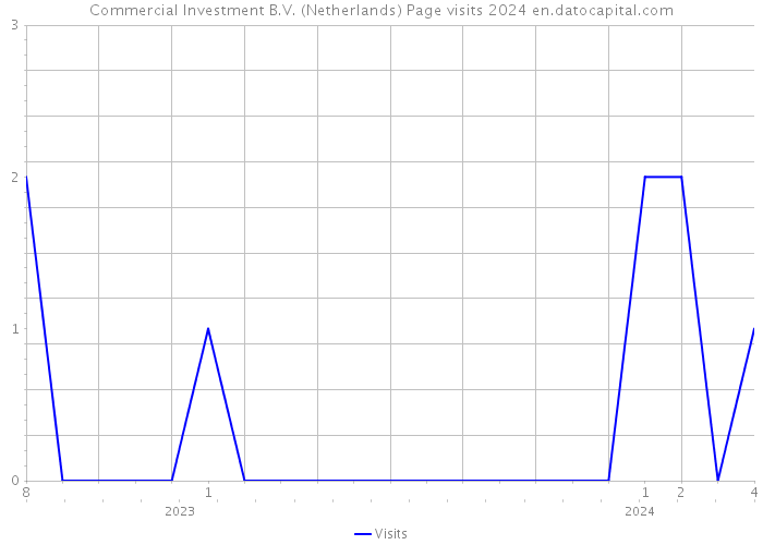 Commercial Investment B.V. (Netherlands) Page visits 2024 