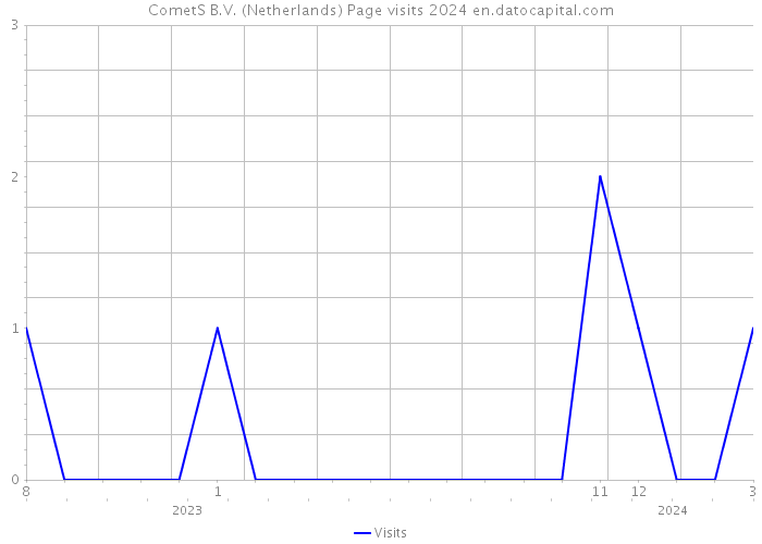 CometS B.V. (Netherlands) Page visits 2024 
