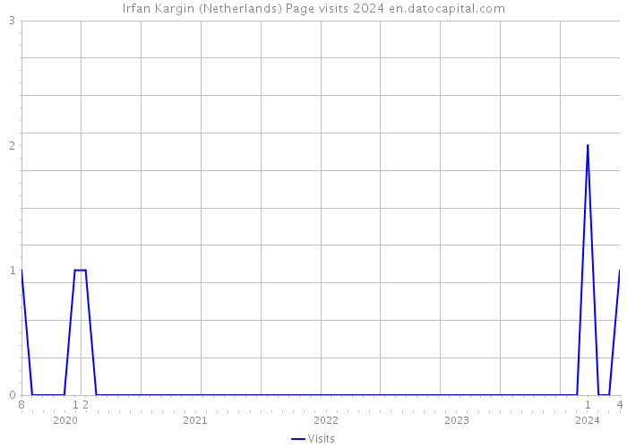 Irfan Kargin (Netherlands) Page visits 2024 