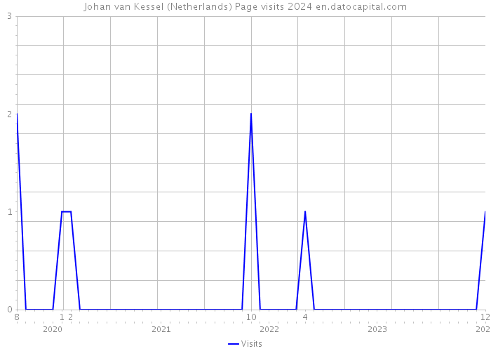 Johan van Kessel (Netherlands) Page visits 2024 