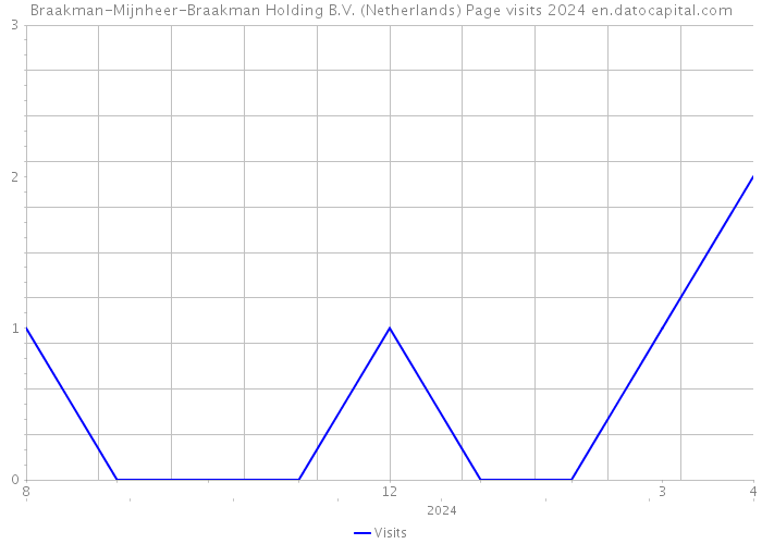 Braakman-Mijnheer-Braakman Holding B.V. (Netherlands) Page visits 2024 