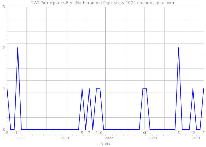DWS Participaties B.V. (Netherlands) Page visits 2024 