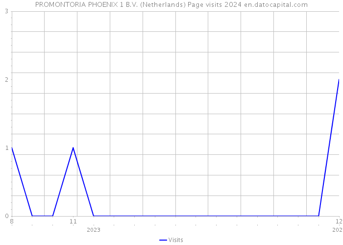 PROMONTORIA PHOENIX 1 B.V. (Netherlands) Page visits 2024 