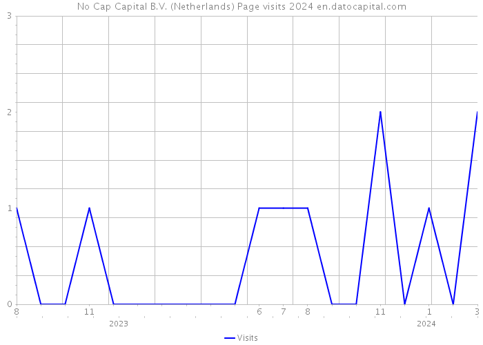 No Cap Capital B.V. (Netherlands) Page visits 2024 