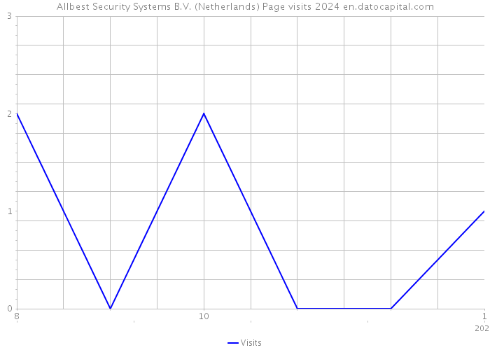 Allbest Security Systems B.V. (Netherlands) Page visits 2024 