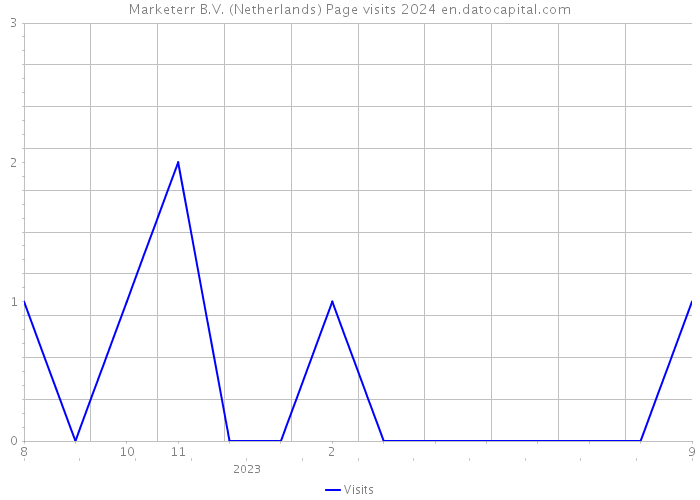Marketerr B.V. (Netherlands) Page visits 2024 