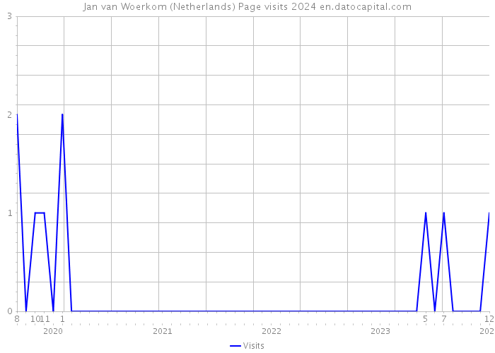 Jan van Woerkom (Netherlands) Page visits 2024 