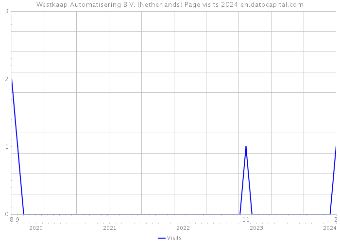 Westkaap Automatisering B.V. (Netherlands) Page visits 2024 