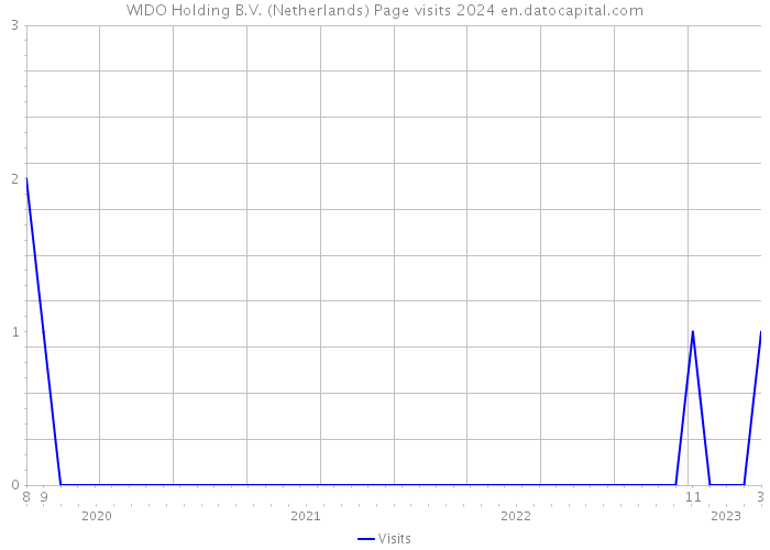 WIDO Holding B.V. (Netherlands) Page visits 2024 