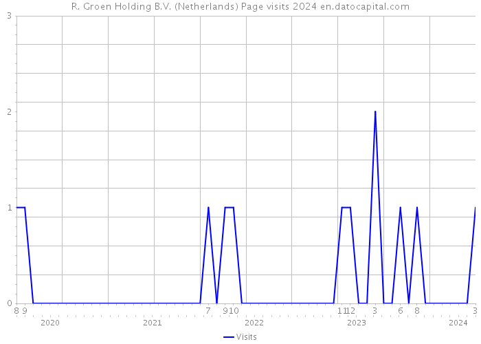 R. Groen Holding B.V. (Netherlands) Page visits 2024 