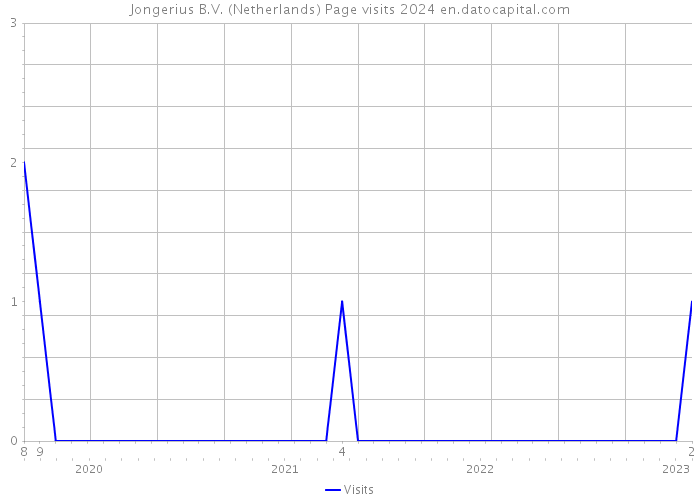 Jongerius B.V. (Netherlands) Page visits 2024 