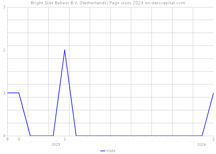 Bright Side Beheer B.V. (Netherlands) Page visits 2024 