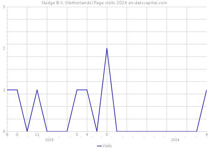 Nudge B.V. (Netherlands) Page visits 2024 