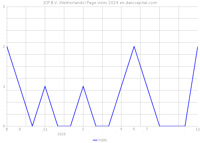 JCP B.V. (Netherlands) Page visits 2024 