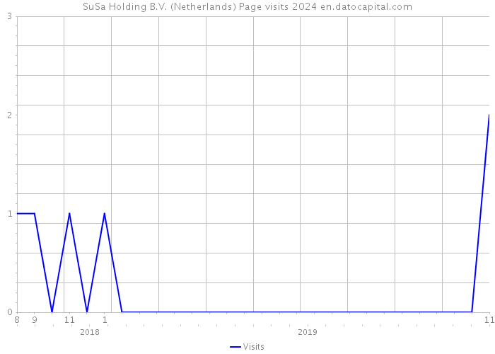SuSa Holding B.V. (Netherlands) Page visits 2024 