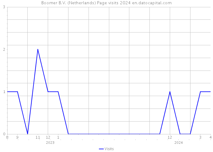Boomer B.V. (Netherlands) Page visits 2024 