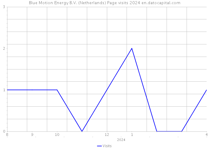 Blue Motion Energy B.V. (Netherlands) Page visits 2024 