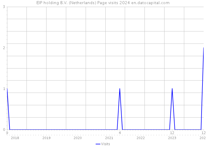 EIP holding B.V. (Netherlands) Page visits 2024 