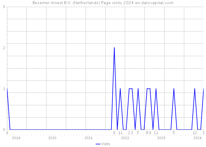 Bezemer Invest B.V. (Netherlands) Page visits 2024 