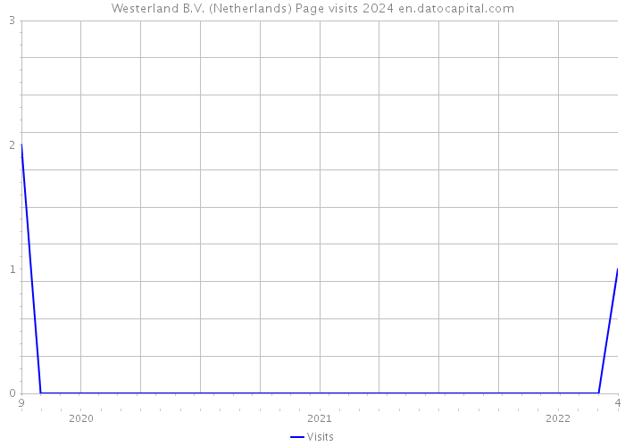 Westerland B.V. (Netherlands) Page visits 2024 