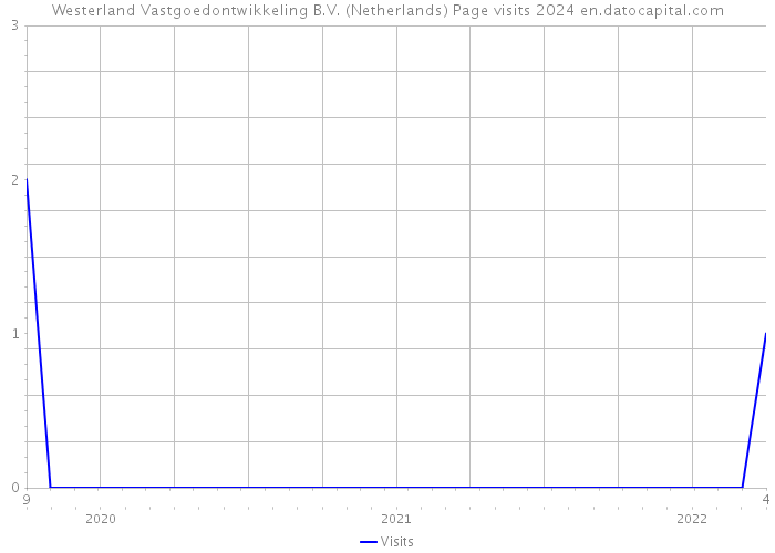 Westerland Vastgoedontwikkeling B.V. (Netherlands) Page visits 2024 