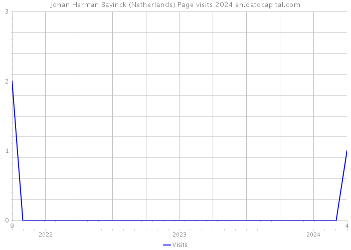 Johan Herman Bavinck (Netherlands) Page visits 2024 