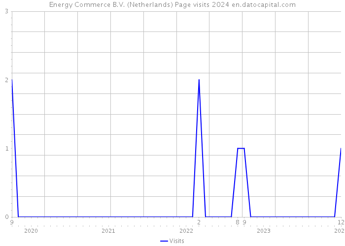 Energy Commerce B.V. (Netherlands) Page visits 2024 