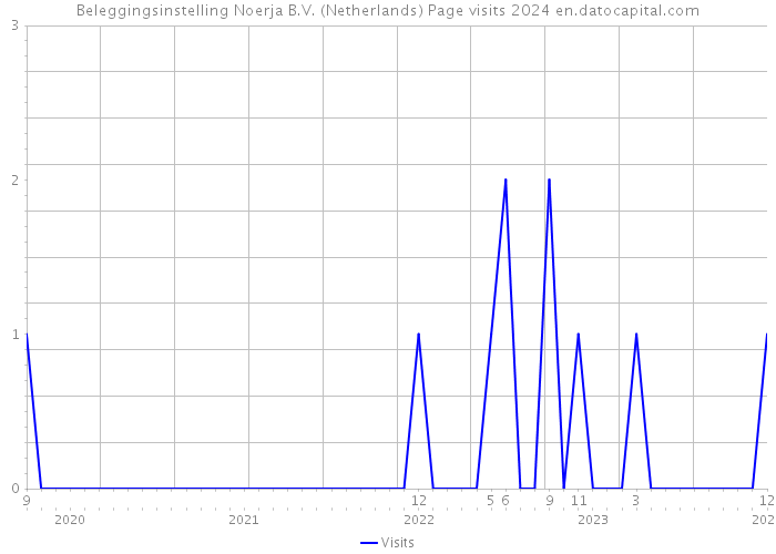 Beleggingsinstelling Noerja B.V. (Netherlands) Page visits 2024 