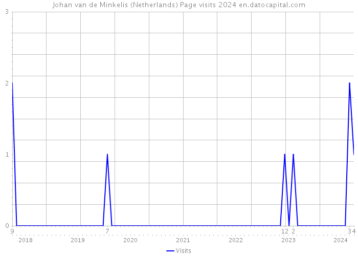 Johan van de Minkelis (Netherlands) Page visits 2024 