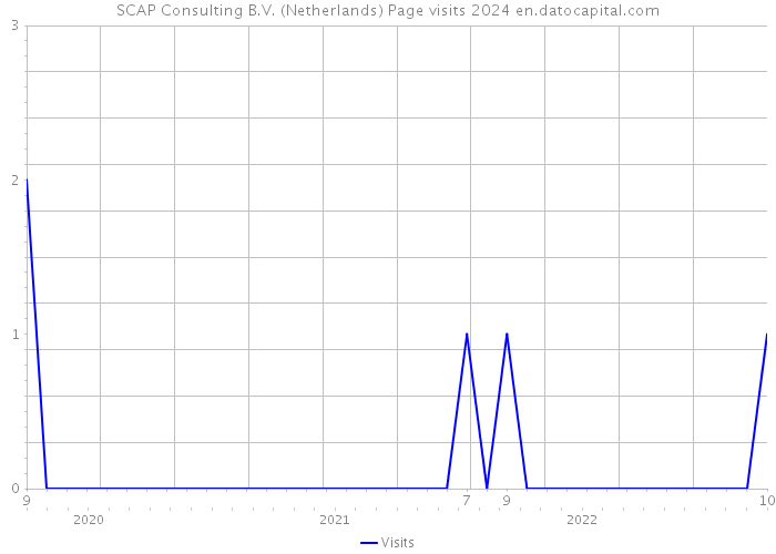 SCAP Consulting B.V. (Netherlands) Page visits 2024 