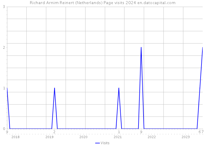 Richard Arnim Reinert (Netherlands) Page visits 2024 