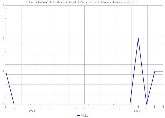 Steme Beheer B.V. (Netherlands) Page visits 2024 