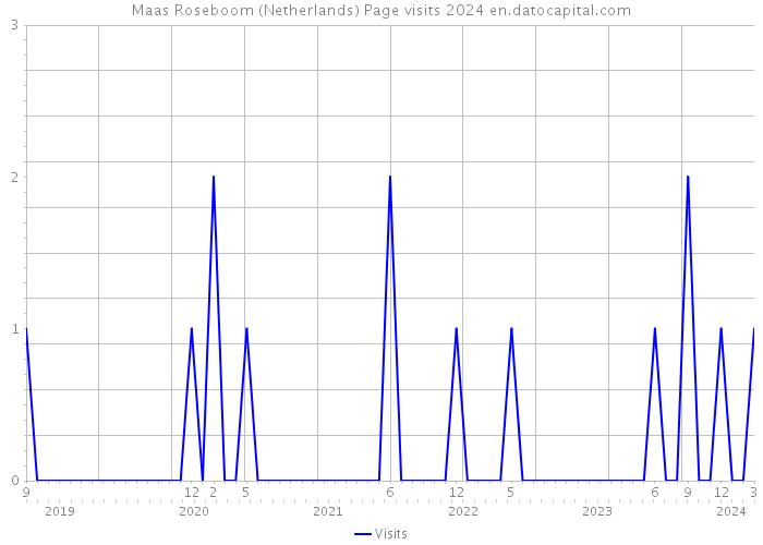 Maas Roseboom (Netherlands) Page visits 2024 