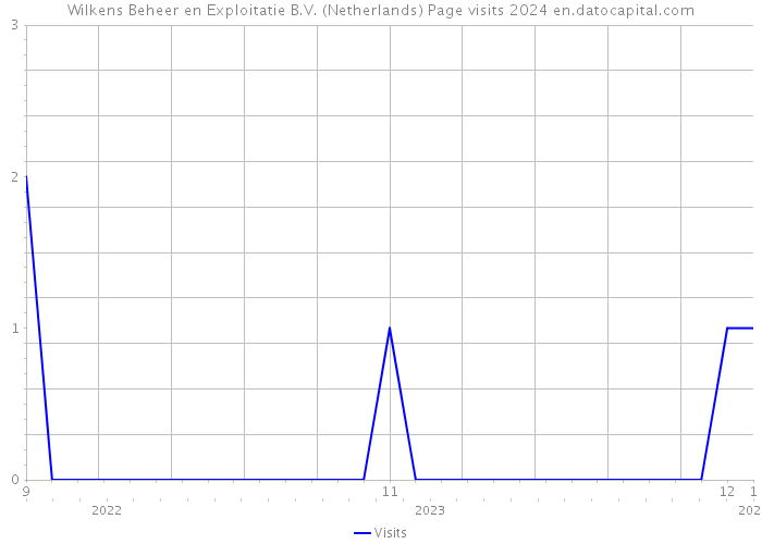 Wilkens Beheer en Exploitatie B.V. (Netherlands) Page visits 2024 